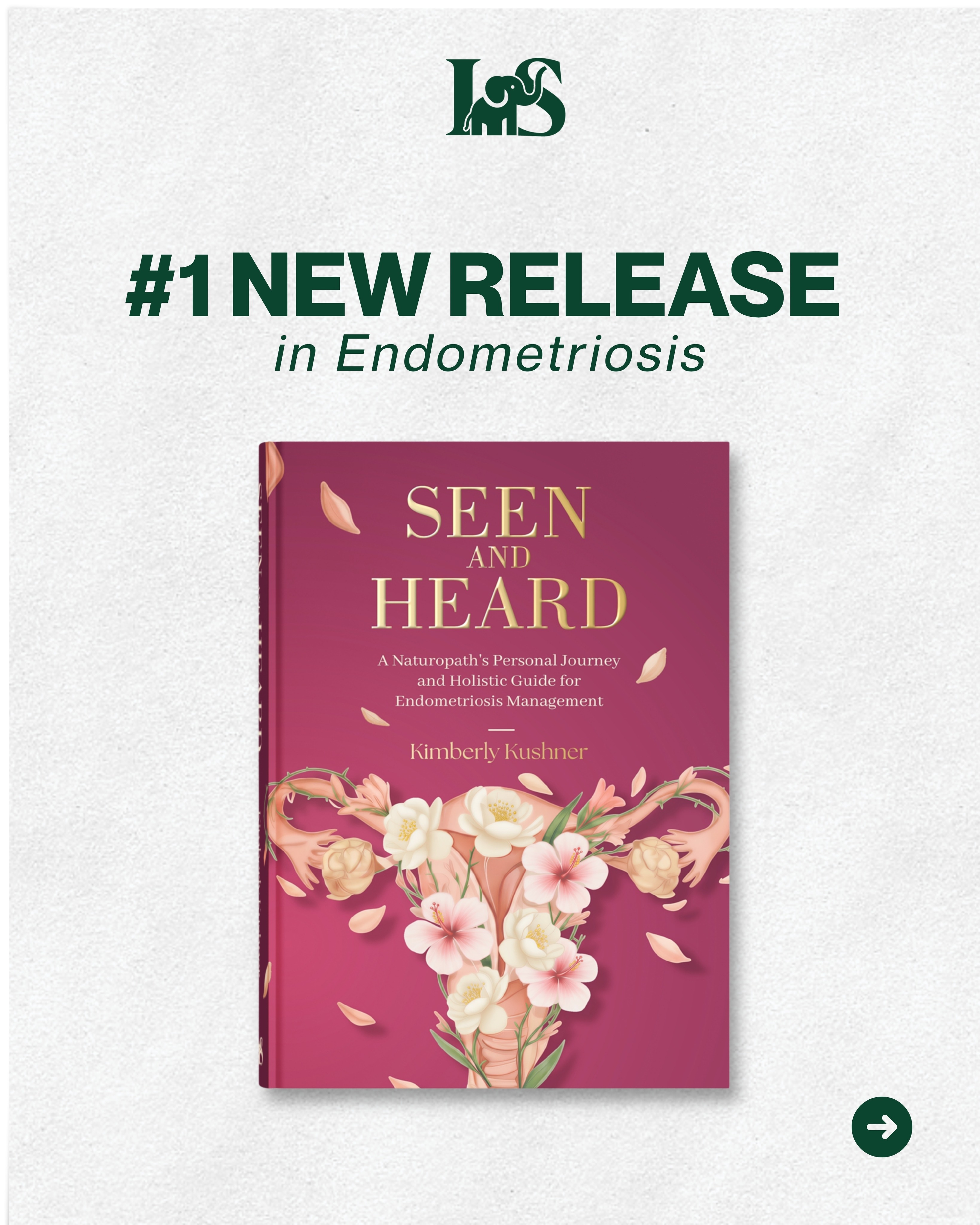 Seen and Heard by Kimberly Kushner, #1 New Release in Endometriosis on Amazon