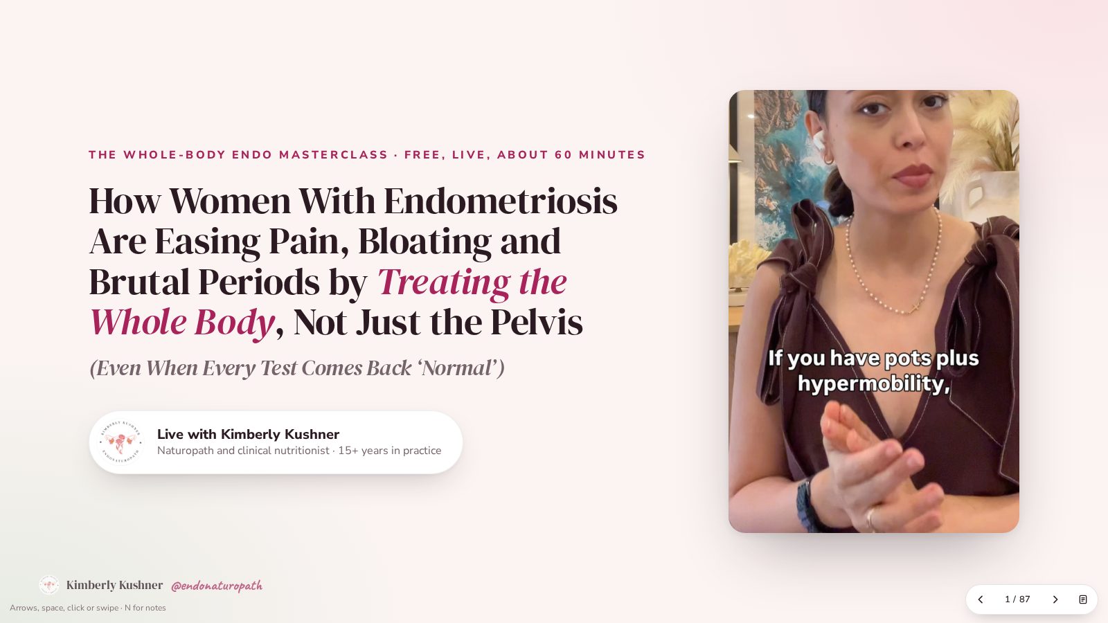 The Whole-Body Endo Masterclass preview